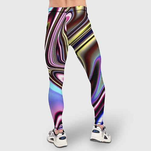 Мужские тайтсы Блестящая ткань / 3D-принт – фото 4