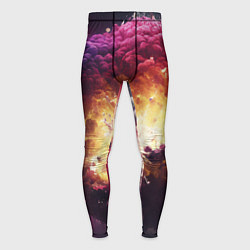 Тайтсы мужские Теория взрыва, цвет: 3D-принт