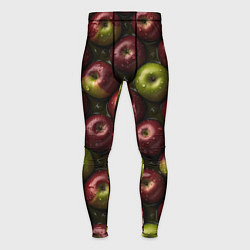 Тайтсы мужские Сочная текстура из яблок, цвет: 3D-принт