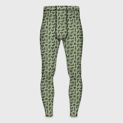 Тайтсы мужские Brick game тетрис паттерн, цвет: 3D-принт