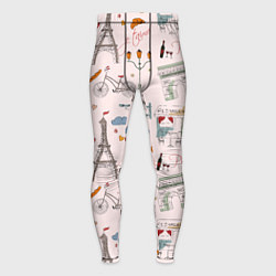 Мужские тайтсы Париж я тебя люблю