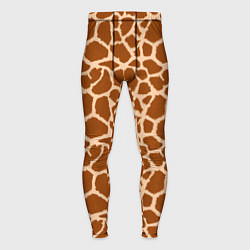 Тайтсы мужские Шкура Жирафа - Giraffe, цвет: 3D-принт