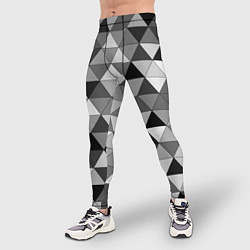 Тайтсы мужские Геометрические фигуры треугольник, цвет: 3D-принт — фото 2