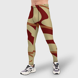 Тайтсы мужские Камуфляжные паттерн, цвет: 3D-принт — фото 2