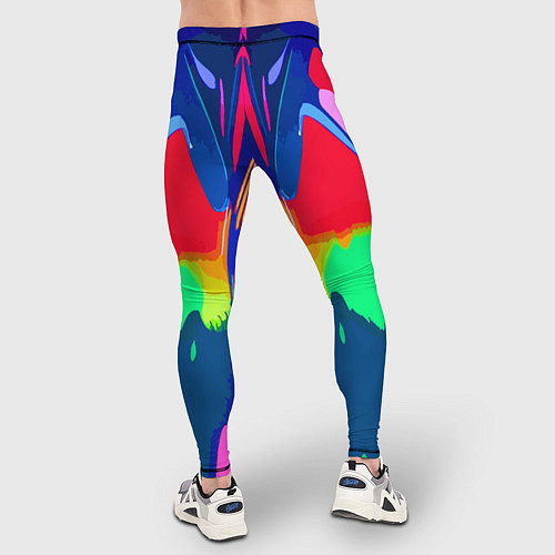 Мужские тайтсы Abstract mirror composition / 3D-принт – фото 4