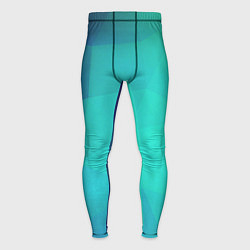 Мужские тайтсы Голубые грани