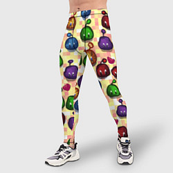 Тайтсы мужские Stardew Valley: slimes, цвет: 3D-принт — фото 2