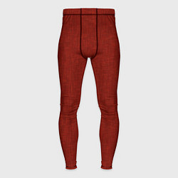 Мужские тайтсы Однотонный тёмно-красный текстура