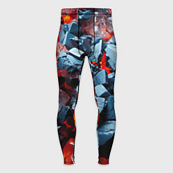 Мужские тайтсы Янтарные камни асбтракция