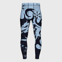 Мужские тайтсы Дракон со снежинками