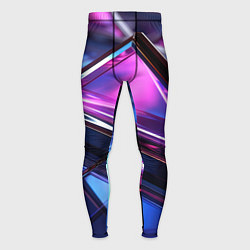 Мужские тайтсы Фиолетовые абстрактные треугольники