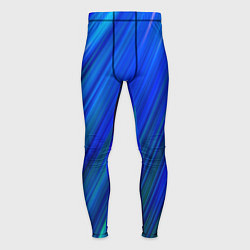 Тайтсы мужские Неоновые синии линии, цвет: 3D-принт