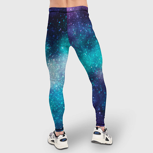 Мужские тайтсы Космические туманности / 3D-принт – фото 4