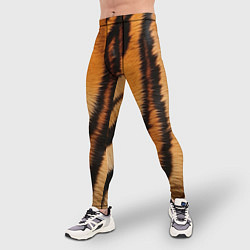 Тайтсы мужские Тигровая шкура, цвет: 3D-принт — фото 2