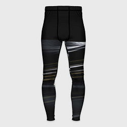 Тайтсы мужские Black abstract background, цвет: 3D-принт