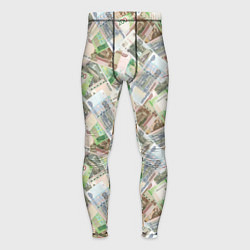 Мужские тайтсы Российские денежные купюры