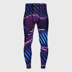 Тайтсы мужские Объемные пластины изгибающиеся, цвет: 3D-принт