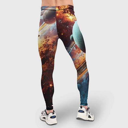 Мужские тайтсы Большая планета / 3D-принт – фото 4