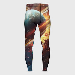 Тайтсы мужские Большая планета, цвет: 3D-принт