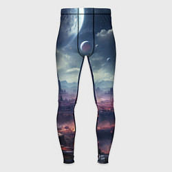Тайтсы мужские Фантастическая планета внутри космоса, цвет: 3D-принт