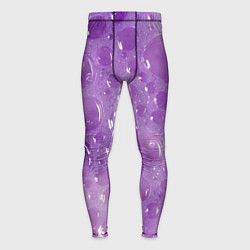 Мужские тайтсы Фиолетовая пена