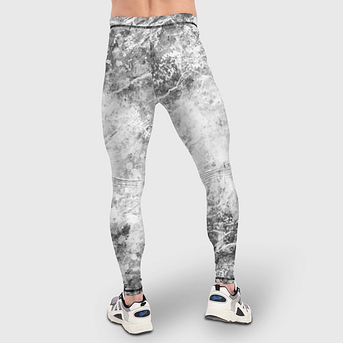 Мужские тайтсы Абстракция - серый ветер / 3D-принт – фото 4