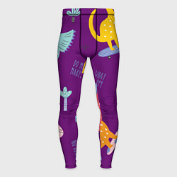 Тайтсы мужские No rules, цвет: 3D-принт