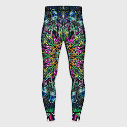 Тайтсы мужские Поганки, цвет: 3D-принт