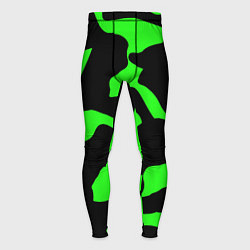 Мужские тайтсы Зелёный камуфляж милитари