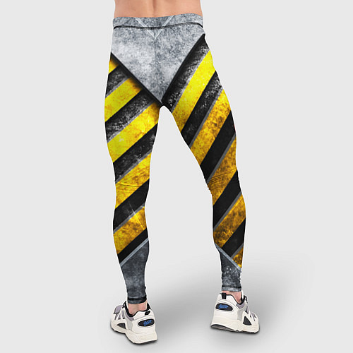 Мужские тайтсы RUST grunge / 3D-принт – фото 4