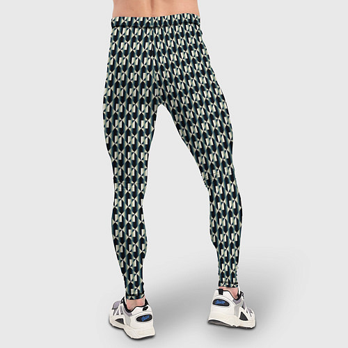 Мужские тайтсы Стильный металл / 3D-принт – фото 4