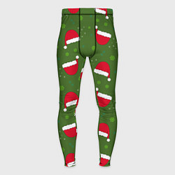 Мужские тайтсы Шапка Санты