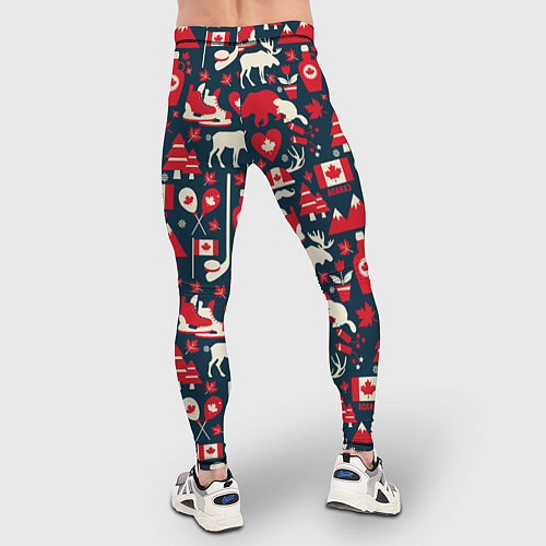 Мужские тайтсы Канада / 3D-принт – фото 4