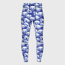 Мужские тайтсы Голубые бриллианты