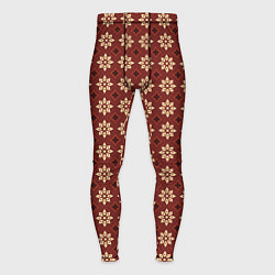 Тайтсы мужские Пряный анис, цвет: 3D-принт