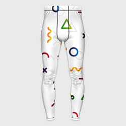 Мужские тайтсы Геометрический хаос