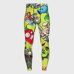 Тайтсы мужские Растения против зомби с героями, цвет: 3D-принт
