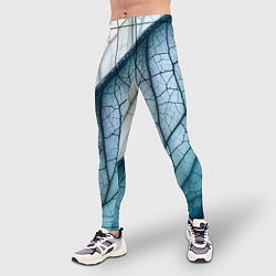 Тайтсы мужские Листья с прожилками, цвет: 3D-принт — фото 2