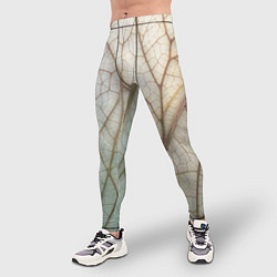 Тайтсы мужские Прожилки листика, цвет: 3D-принт — фото 2