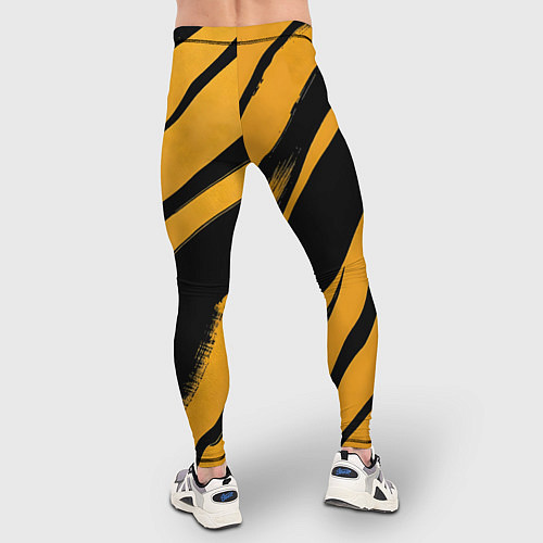 Мужские тайтсы Тигровый раскрас / 3D-принт – фото 4