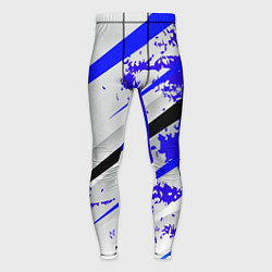 Мужские тайтсы Color white blue