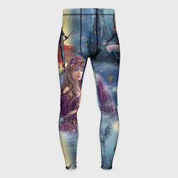 Тайтсы мужские Ведьмы и волшебницы, цвет: 3D-принт