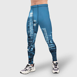 Тайтсы мужские City, цвет: 3D-принт — фото 2