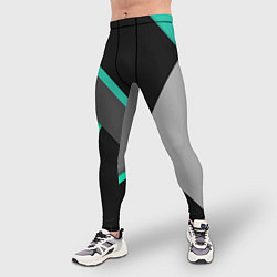 Тайтсы мужские Multicoloured, цвет: 3D-принт — фото 2