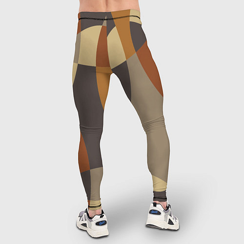 Мужские тайтсы Графические цветные текстуры и паттерны / 3D-принт – фото 4