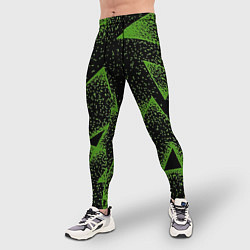 Тайтсы мужские Triangles with dots, цвет: 3D-принт — фото 2