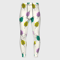 Мужские тайтсы Листья на пятнах