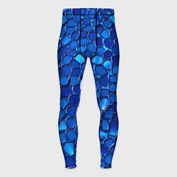 Мужские тайтсы Блестящие синие отражения
