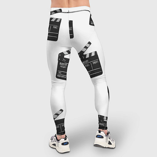 Мужские тайтсы Съёмочная хлопушка / 3D-принт – фото 4