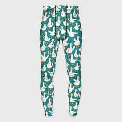 Тайтсы мужские Злой гусь узор, цвет: 3D-принт